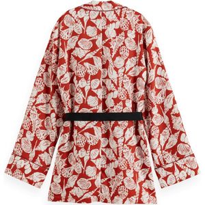 Scotch & Soda - Shell Batik Printed Pyjama Blazer - Multicolor - Synthetisch