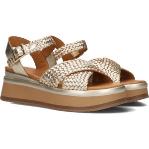 Inuovo A98004 Sandalen - Met Sleehak - Dames - Goud - Maat 39