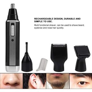 4-in-1 Multifunctionele Neushaartrimmer - Oogbrauw - Slaap - Gezichtshaar - Professionele Oplader Shaver voor Neus en Oorhaar