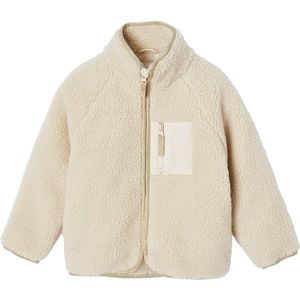 Sherpa - Meisjesvest - Vanille - 100% Polyester Imitatiebont