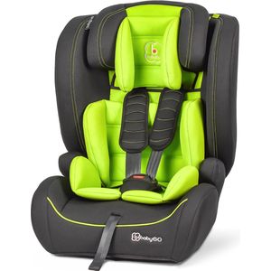 BabyGO FreeMove i-Size - Autostoel voor kinderen van 76-150cm - Autogordel bevestiging - Groen