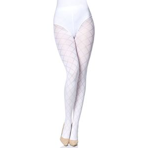Merry Style MS-GB-328 Dames Panty - 60 DEN- 3D-technologie - Polyamide - Wit - XL