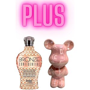 Devoted Creations Bronze Confidential 360 ml PLUS Beeld Beer Roze 18 cm !