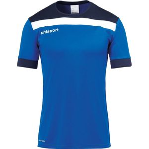 Uhlsport Offense Shirt Korte Mouw Kinderen - Royal Marine Wit