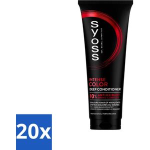 20 x Syoss - Color - Conditioner - Kleurbehoud tot 12 Weken - 250 ml - Kleurbehoud - Gekleurd Haar - Haarkleur - Haartype - Salonkwaliteit