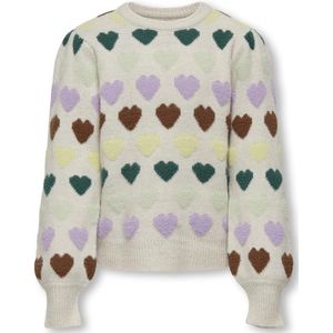 ONLY KOGHEARTBEAT LS O-NECK KNT Meisjes Trui - Maat 146/152
