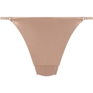 Hunkemöller Dames Lingerie String Free The Nipple - Bruin - maat M