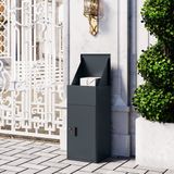 Brievenbus - Rood - Metaal - Voor Wandmontage