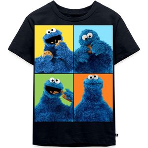 Sesamstraat Cookie Monster Poznań Premium T Shirt Kinderen