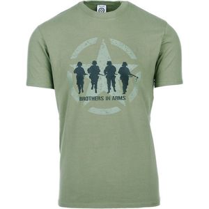 Fostex Garments - T-shirt Brothers in Arms (kleur: Groen / maat: S)