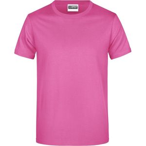 James And Nicholson Heren Ronde Hals Basic T-Shirt (Roze)