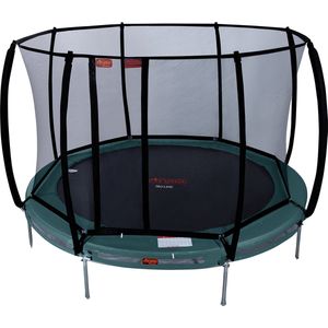 Avyna Pro-Line InGround trampoline 14 ø430 cm InGround + Royal Class Veiligheidsnet – Groen