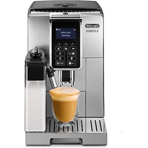 DeLonghi Dedica Style Dinamica Ecam Vrijstaand Volledig automatisch Espressomachine Roestvrijstaal/Zwart