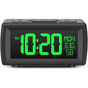 Digitale Wecker met FM-radio en Grote Cijfers voor de Slaapkamer
