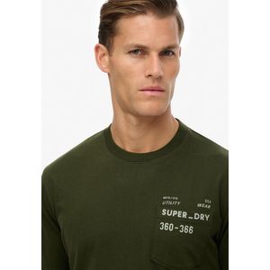 Superdry - Utility T-shirt met losse pasvorm - Heren - T-shirts