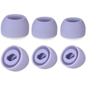 Ibley Siliconen tips voor Samsung Galaxy buds pro paars - Siliconen Earplug - S/M/L formaat - 3 paar - 3 maten