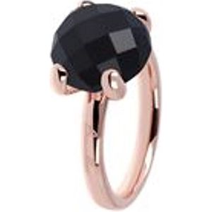 Bronzallure Felicia ring Onyx Brons 54