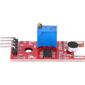 Set van 5 compacte professionele microfoonversterker IC KY-038 geluidsensor modules, ideaal voor montage op kleine apparaten zoals microfoons en robots