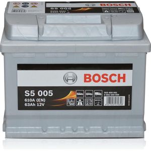 BOSCH | Accu - 12V 63Ah | S5005 - 0 092 S50 050 | Auto Start Accu