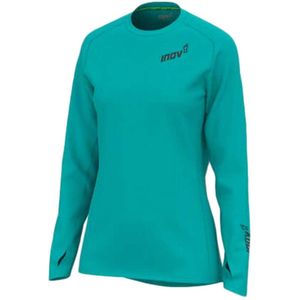 Inov-8 Base LS Lichtblauw Hardloopshirt Lange Mouw Dames