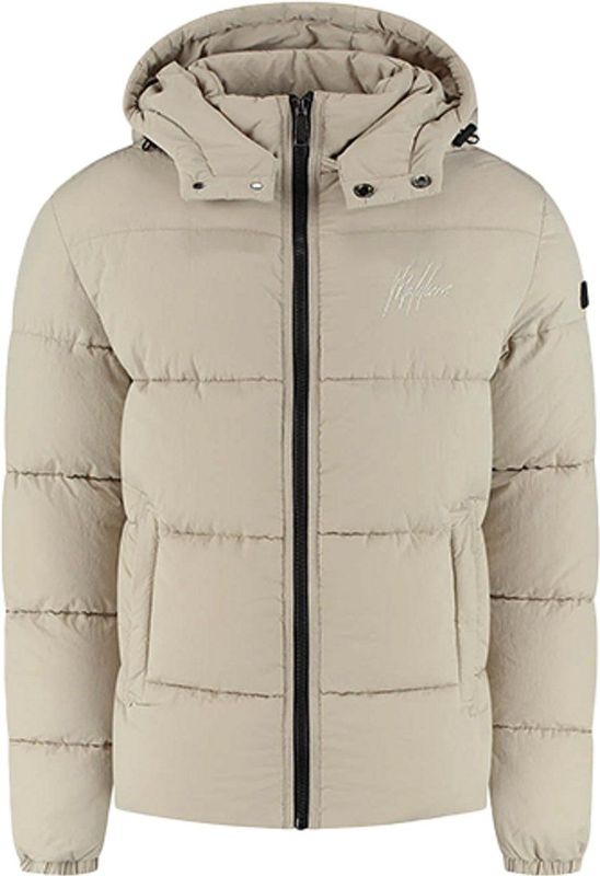 Malelions - Donn Puffer Jacket - Sand - Korte Pufferjas
