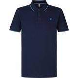 Petrol Industries - Heren Klassieke Polo Aquavibe - Blauw - Maat M