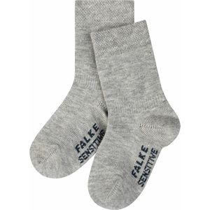FALKE Sensitive met comfort tailleband katoen sokken baby grijs - maat 74-80