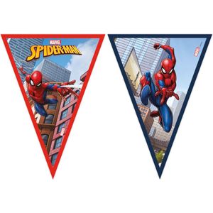 Wefiesta - Spiderman Crime Fighter - Papieren vlaggenlijn 9 vlaggen