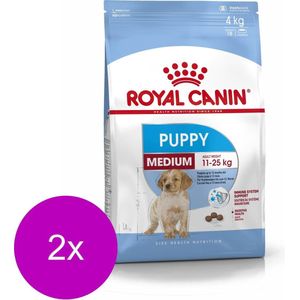 Royal Canin Shn Medium Puppy - Hondenvoer - 2 x 4 kg