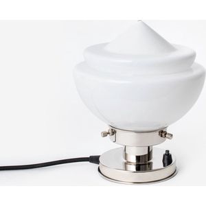 Art Deco Trade - Tafellamp Small Pointy 20's Nikkel