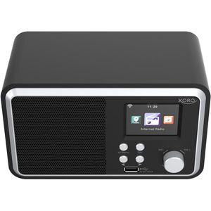 XORO DAB 300 IR WLAN-Internet Radio met FM-DAB+ , Bluetooth, Wekker, USB, UPnP, Muziek Streaming, 6,09 cm kleuren-TFT-