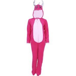 Roze onesie drakenpyjama