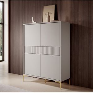 Meubella - Kast Five - Beige - 103 cm