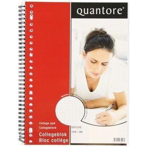 Quantore Collegeblok A4 - Geruit - 5 mm - 23-gaats