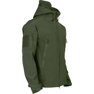 Soft Shell Tactical Army Jack - Heren Outdoor Jas - Groen - XL
