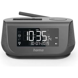 Digitale Radio met Wekker - Bluetooth, DAB+, FM, USB-Oplaadfunctie, 2 Wektijden, Weekendfunctie, Helderheidsregeling