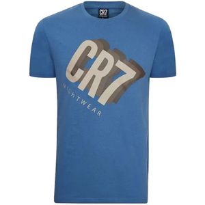 CR7 Korte Herenpyjama – Blauw & Marineblauw