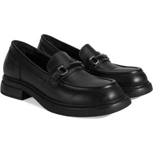 DESA Lage schoen Imitatieleer Zwart Vrouwen Schoenpunt: Nez carré Maat: 36 EU