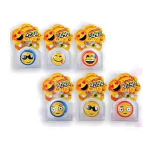 Yoyo Emoji met Licht - Jojo - Jojo met Licht - Expression Yoyo - Light Up - Rood of Blauw - Voor Jongens en Meisjes