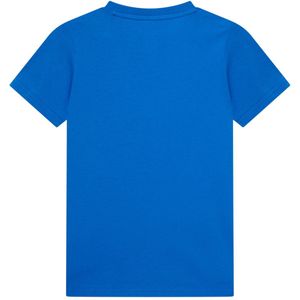 Italiaans Elftal - Big Logo T-Shirt - Blauw - Kinderen - Officiële Fanmerchandise