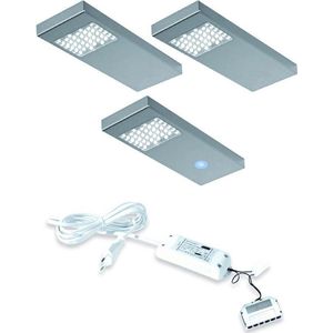 Thebo Dotty LED keukenspot (3 spots) incl. touch-dimmer/schakelaar