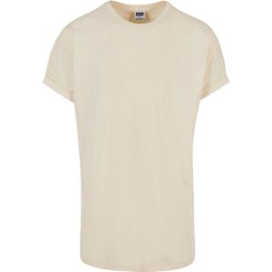 Urban Classics - Long Shaped Turnup Tee - T-shirt - Whitesand