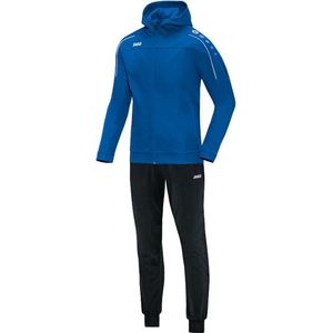 Jako - Hooded Tracksuit Classico Junior - Polyesterpak met kap Classico - 164 - Blauw