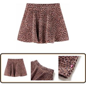 Kinderrokje - Maat 92 - Oudroze met Luipaardprint Kinderrokje - Meisjesrokje - Luipaard Print - Oud Roze - Kindermode