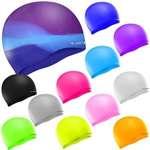 Flat Seamless Siliconen Badmuts voor Zwemmen