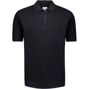 No Excess - Trui - Zwart - Knitwear - Halve Rits