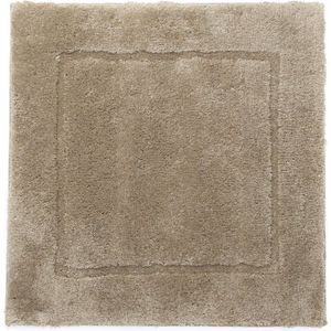 Casilin - Orlando - Luxe Antislip Badmat - WC Toilet Mat - Vierkant- Bruin - 60x60cm