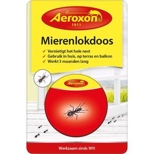 Aeroxon – Mierenlokdoos – Mieren bestrijden – Mierenlokdoosjes binnen en buiten – 1 stuk