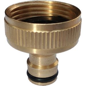 Tap connectoren - 2 stuks - Tuinslang Tap Connector - Messing - goud - zwart - 3/4 inch Interne draad Connector - Slang Snelkoppeling - voor tuinslang kraan
