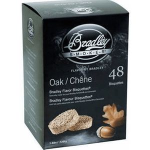 Bradley Briketten Eiken / Oak 48 Stuks